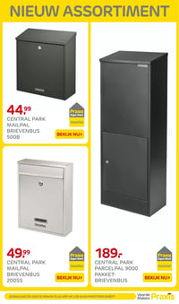 CENTRAL PARK MAILPAL BRIEVENBUS 200SS aanbieding bij Praxis – geldig van 23.03.2026 t/m 29.03.2026