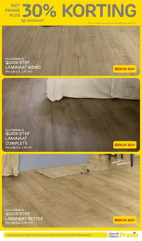 QUICK-STEP LAMINAAT COMPLETE aanbieding bij Praxis – geldig van 23.03.2026 t/m 29.03.2026