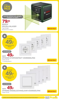 ATHENIS WISSELSCHAKELAAR VOORDEELPAK aanbieding bij Praxis – geldig van 23.03.2026 t/m 29.03.2026