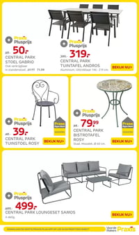 CENTRAL PARK LOUNGESET SAMOS aanbieding bij Praxis – geldig van 23.03.2026 t/m 29.03.2026