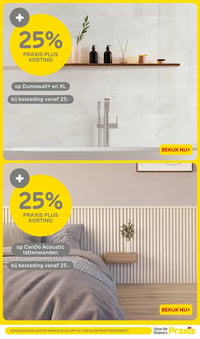 CanDo Acoustic lattenwanden aanbieding bij Praxis – geldig van 26.01.2026 t/m 01.02.2026