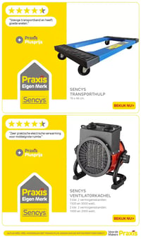 SENCYS TRANSPORTHULP aanbieding bij Praxis – geldig van 26.01.2026 t/m 01.02.2026