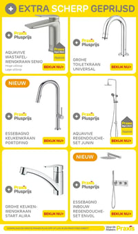 AQUAVIVE REGENDOUCHE-SET JUNIN aanbieding bij Praxis – geldig van 26.01.2026 t/m 01.02.2026