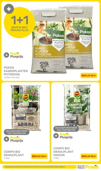 COMPO BIO GRANUPLANT INDOOR aanbieding bij Praxis – geldig van 26.01.2026 t/m 01.02.2026
