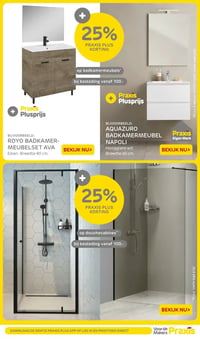 Douchecabines aanbieding bij Praxis – geldig van 26.01.2026 t/m 01.02.2026