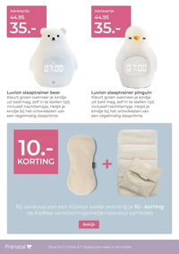 Luvion slaaptrainer pinguin aanbieding bij Prenatal – geldig van 02.03.2026 t/m 08.03.2026