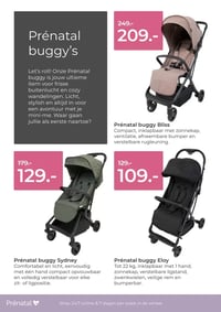 Prénatal buggy Sydney aanbieding bij Prenatal – geldig van 09.02.2026 t/m 15.02.2026