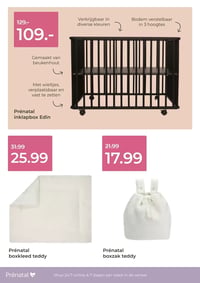 Prénatal boxkleed teddy aanbieding bij Prenatal – geldig van 16.02.2026 t/m 22.02.2026