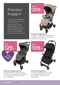 Prénatal buggy Sydney aanbieding bij Prenatal – geldig van 16.02.2026 t/m 22.02.2026