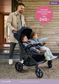 Prénatal meerlingbuggy Emma aanbieding bij Prenatal – geldig van 16.02.2026 t/m 22.02.2026