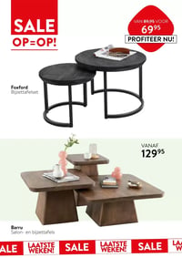 Foxford Bijzettafelset aanbieding bij Profijt-meubel – geldig van 02.02.2026 t/m 08.02.2026