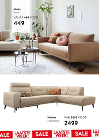 Vinita Bank aanbieding bij Profijt-meubel – geldig van 22.02.2026 t/m 28.02.2026