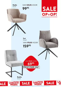 Troi Stoel aanbieding bij Profijt-meubel – geldig van 22.02.2026 t/m 28.02.2026