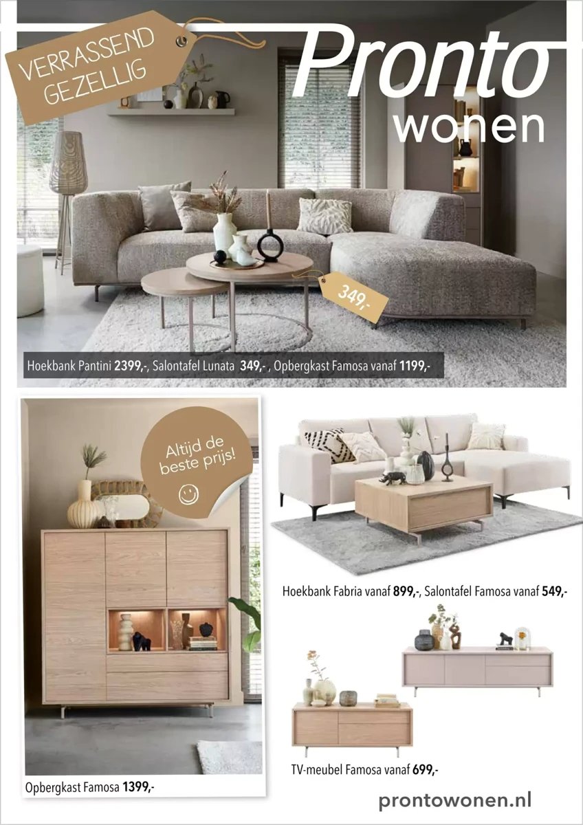 Pronto Wonen folder – pagina 1