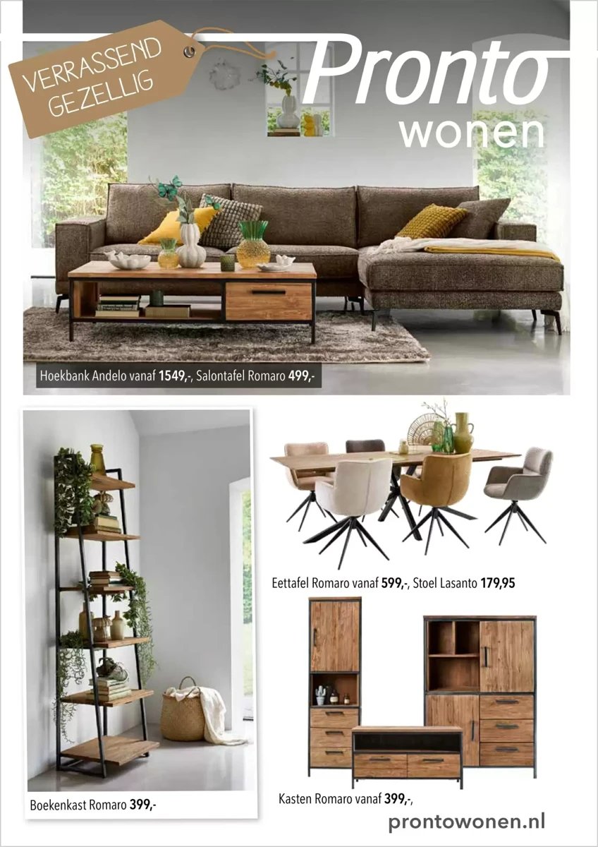 Pronto Wonen folder – pagina 1
