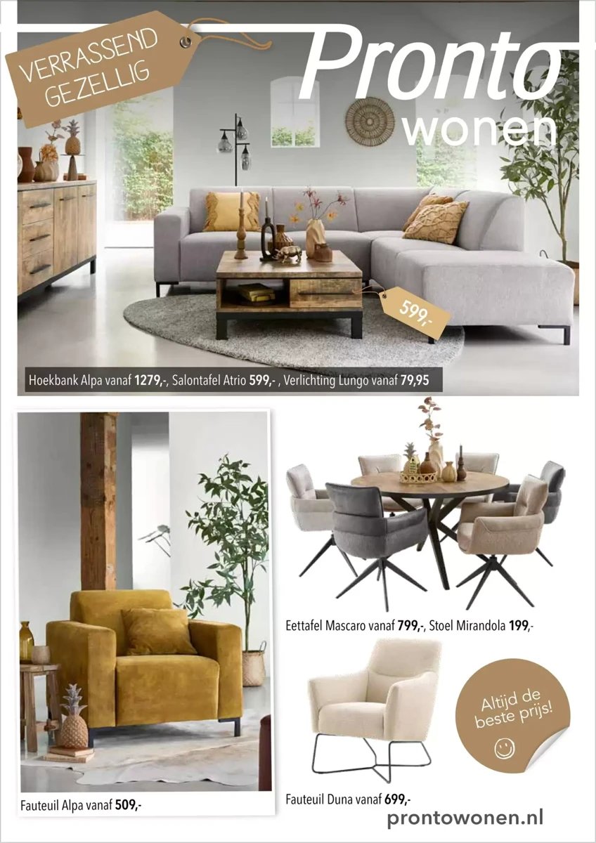Pronto Wonen folder – pagina 1