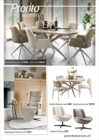Eettafel Mascaro vanaf 849,- aanbieding bij Pronto-wonen – geldig van 16.02.2026 t/m 22.02.2026