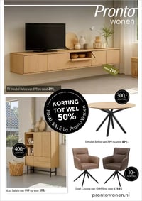 TV-meubel Belvio aanbieding bij Pronto-wonen – geldig van 16.02.2026 t/m 22.02.2026