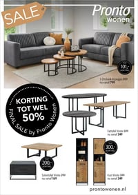Salontafel Vinito aanbieding bij Pronto-wonen – geldig van 16.02.2026 t/m 22.02.2026