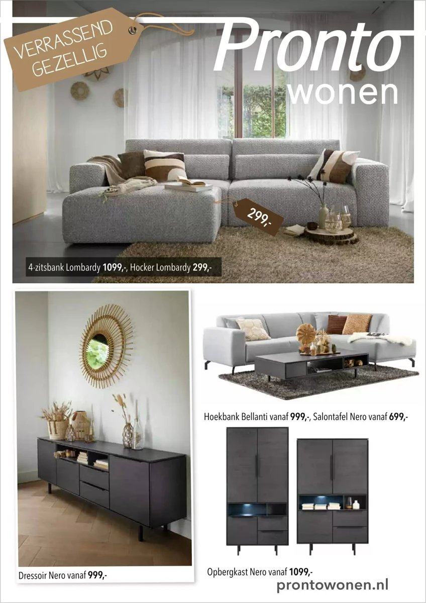 Pronto Wonen folder – pagina 1