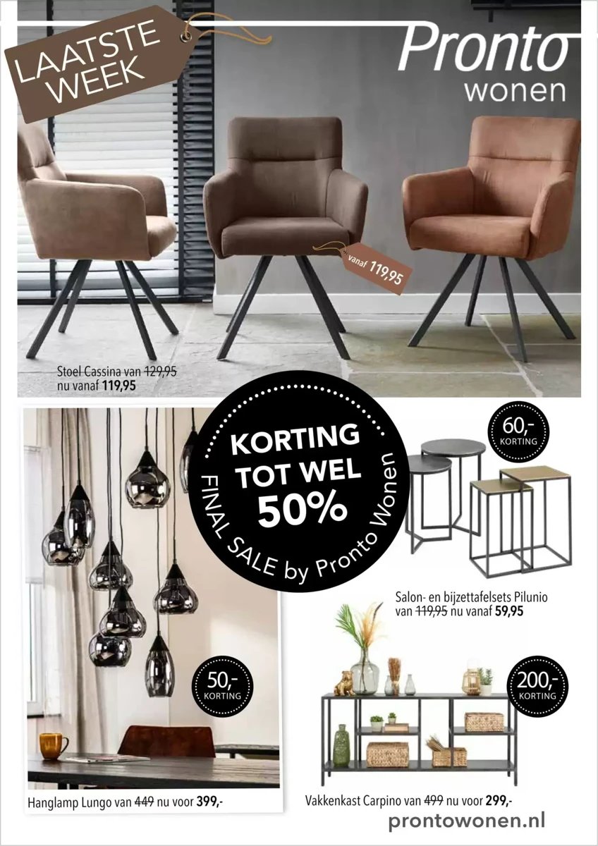 Pronto Wonen folder – pagina 1