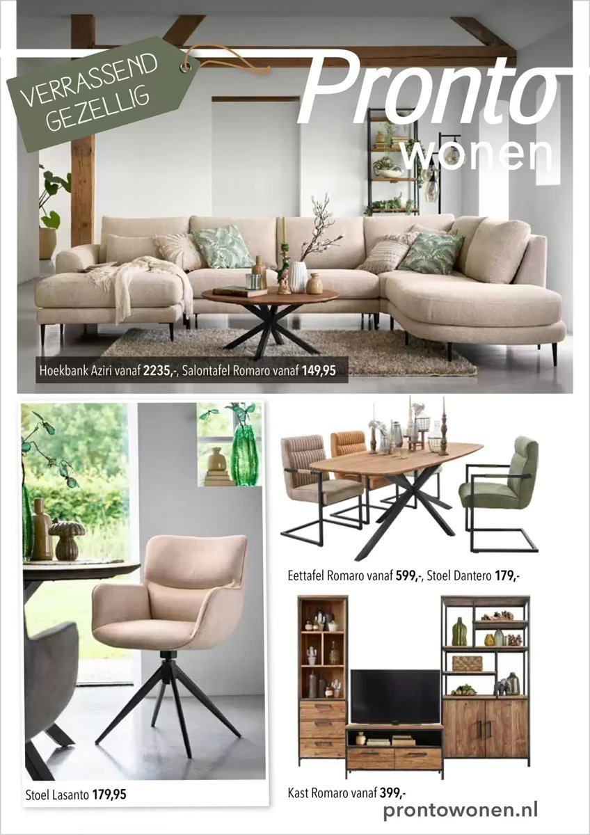 Pronto Wonen folder – pagina 1
