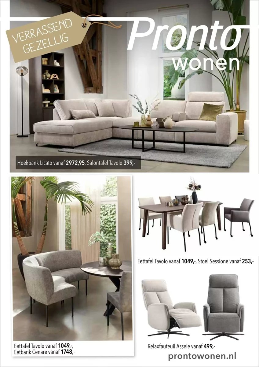 Pronto Wonen folder – pagina 1