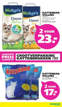 BIOKAT'S diamond fresh of care 8 liter, micro 14 liter of fresh of classic 18 liter aanbieding bij Ranzijn – geldig van 08.02.2026 t/m 21.02.2026