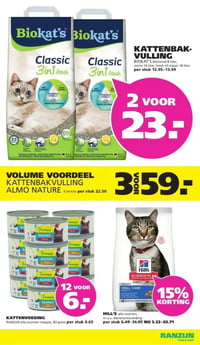 KATTENBAKVULLING ALMO NATURE aanbieding bij Ranzijn – geldig van 08.03.2026 t/m 21.03.2026