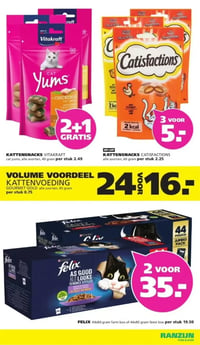 KATTENSNACKS VITAKRAFT cat yums aanbieding bij Ranzijn – geldig van 25.01.2026 t/m 07.02.2026