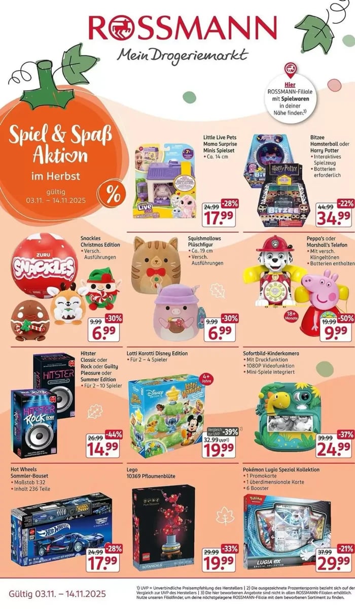 Rossmann folder – pagina 1