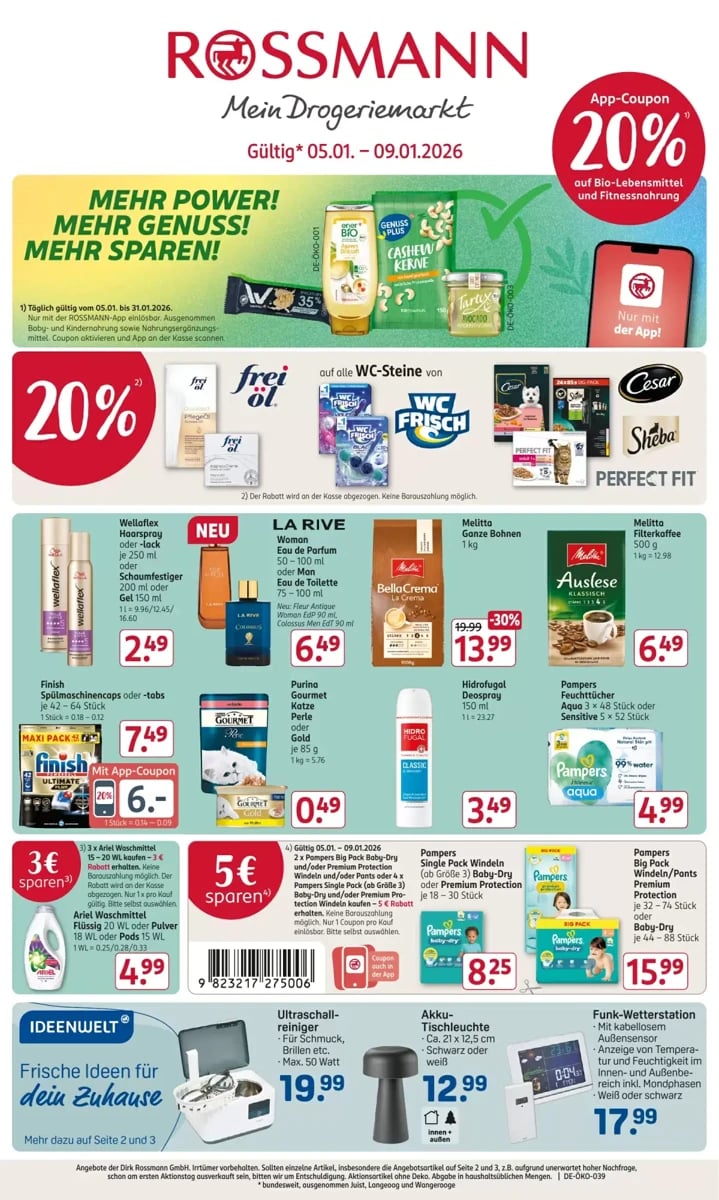 Rossmann folder – pagina 1