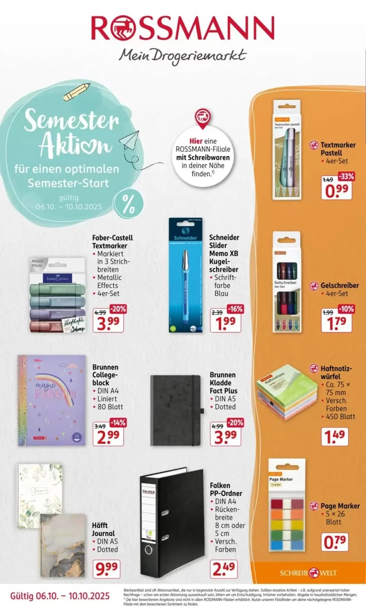 Rossmann folder – pagina 1