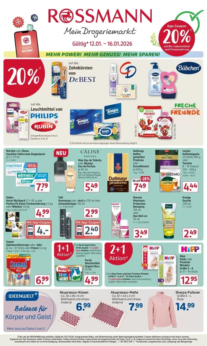 Rossmann folder – pagina 1