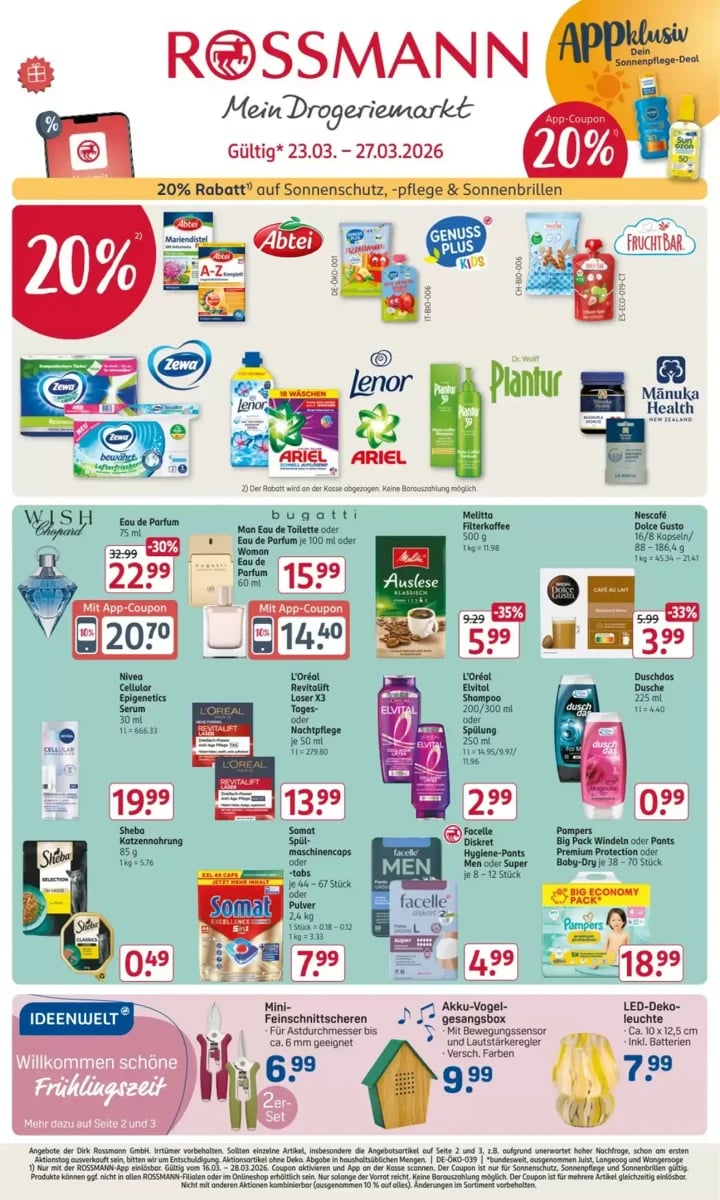 Rossmann folder – pagina 1