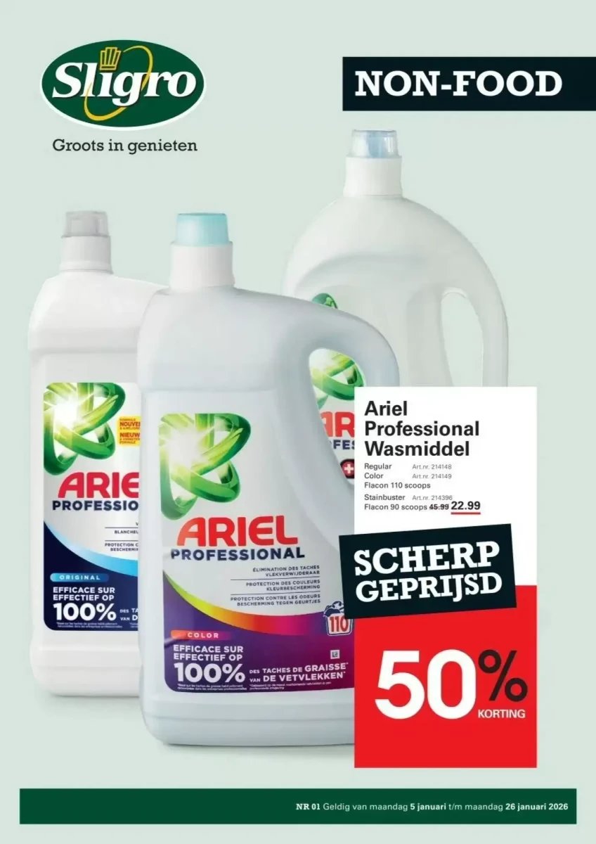 Sligro folder – pagina 1