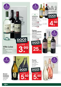 Villa Luisa Montepulciano d'Abruzzo / Primitivo / Pinot Grigio / Pinot Grigio Blush Rosé aanbieding bij Sligro – geldig van 05.01.2026 t/m 26.01.2026