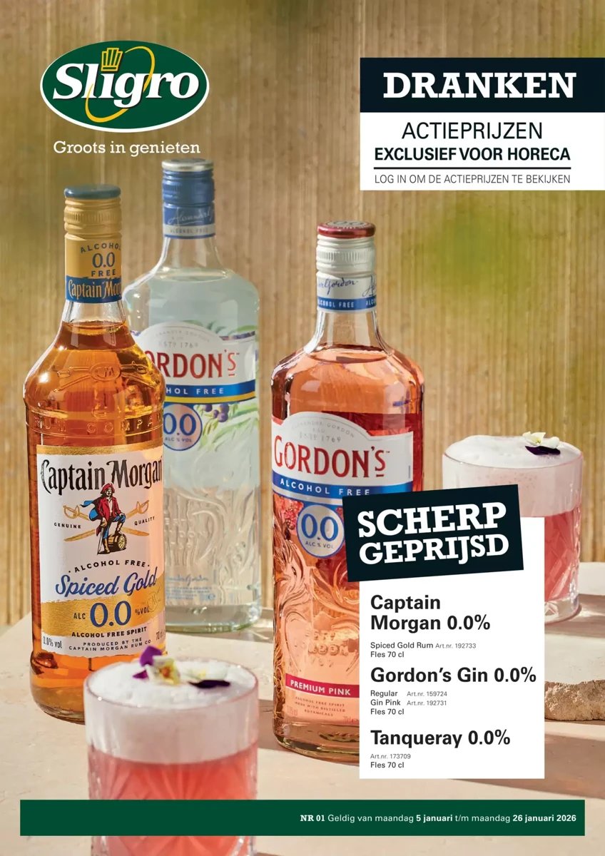 Sligro folder – pagina 1