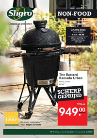 The Bastard Kamado Urban aanbieding bij Sligro – geldig van 09.04.2026 t/m 27.04.2026