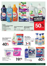 Robijn Vloeibaar Wasmiddel en -verzachter aanbieding bij Sligro – geldig van 09.04.2026 t/m 21.04.2026