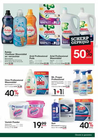 Robijn Vloeibaar Wasmiddel en -verzachter aanbieding bij Sligro – geldig van 09.04.2026 t/m 27.04.2026