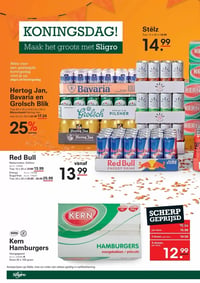 Hertog Jan, Bavaria en Grolsch Blik aanbieding bij Sligro – geldig van 09.04.2026 t/m 27.04.2026