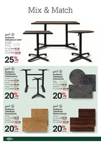 Sediamo Inklapbare tafel aanbieding bij Sligro – geldig van 09.04.2026 t/m 21.04.2026