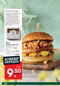 ChefsKip Kipburgers Gemarineerd, fresh yellow aanbieding bij Sligro – geldig van 09.04.2026 t/m 27.04.2026