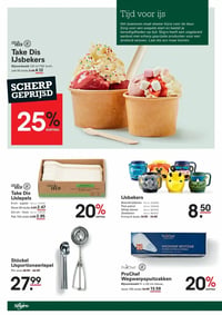 Take Dis IJsbekers aanbieding bij Sligro – geldig van 12.03.2026 t/m 06.04.2026