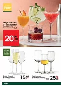 Luigi Bormioli Cocktailglazen aanbieding bij Sligro – geldig van 12.03.2026 t/m 06.04.2026