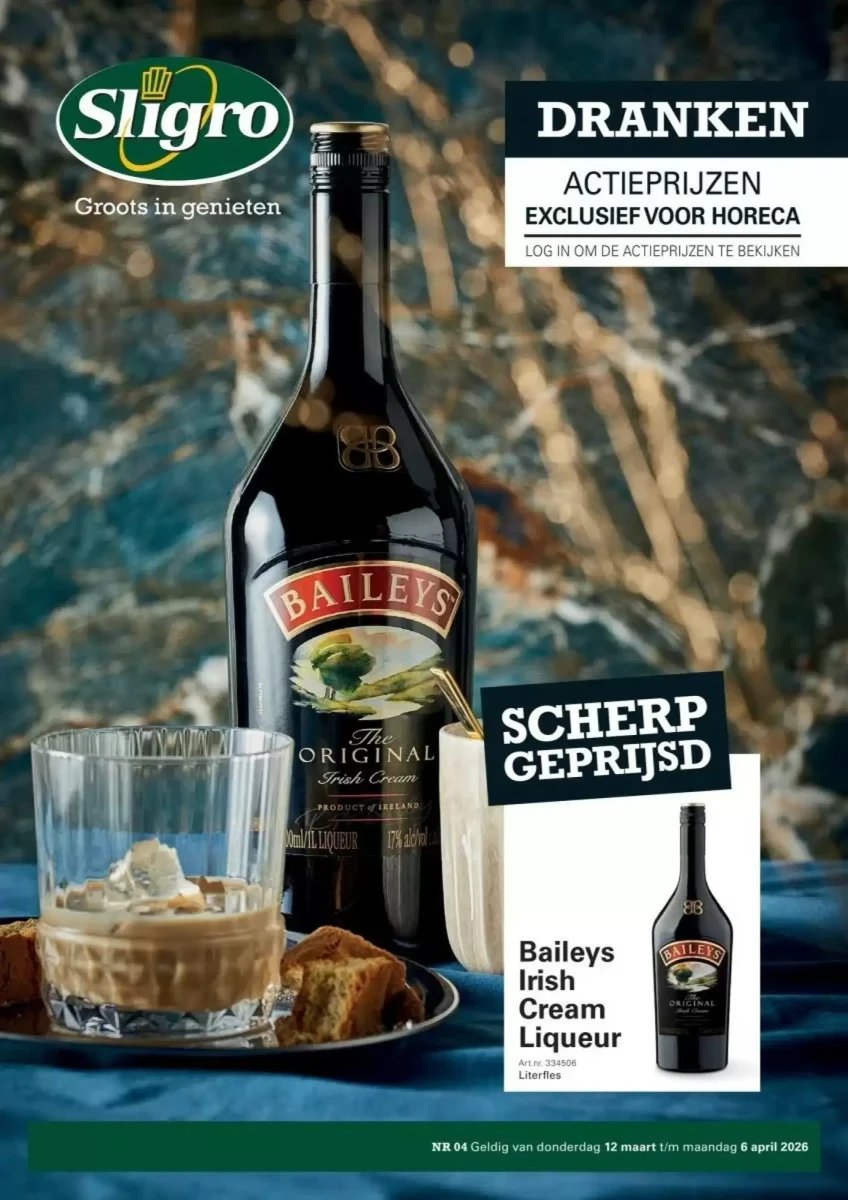 Sligro folder – pagina 1