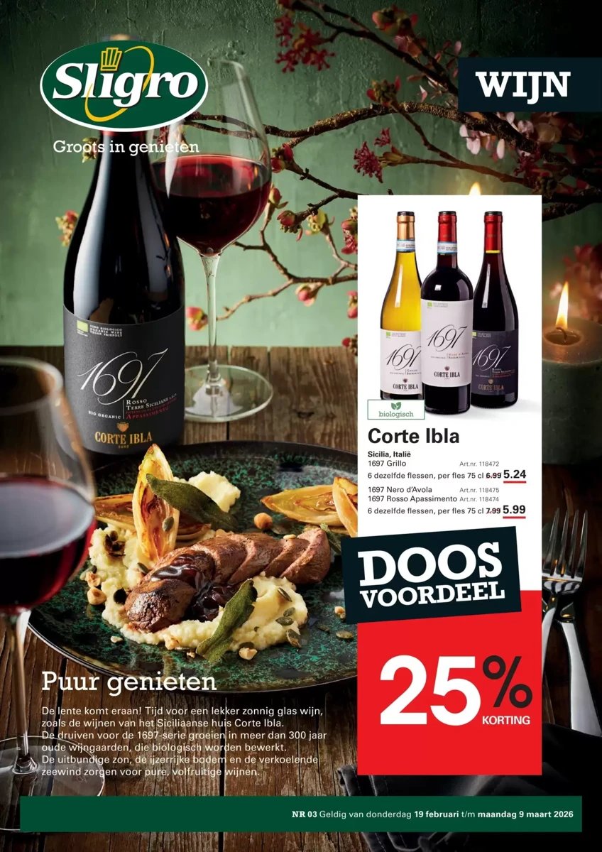 Sligro folder – pagina 1