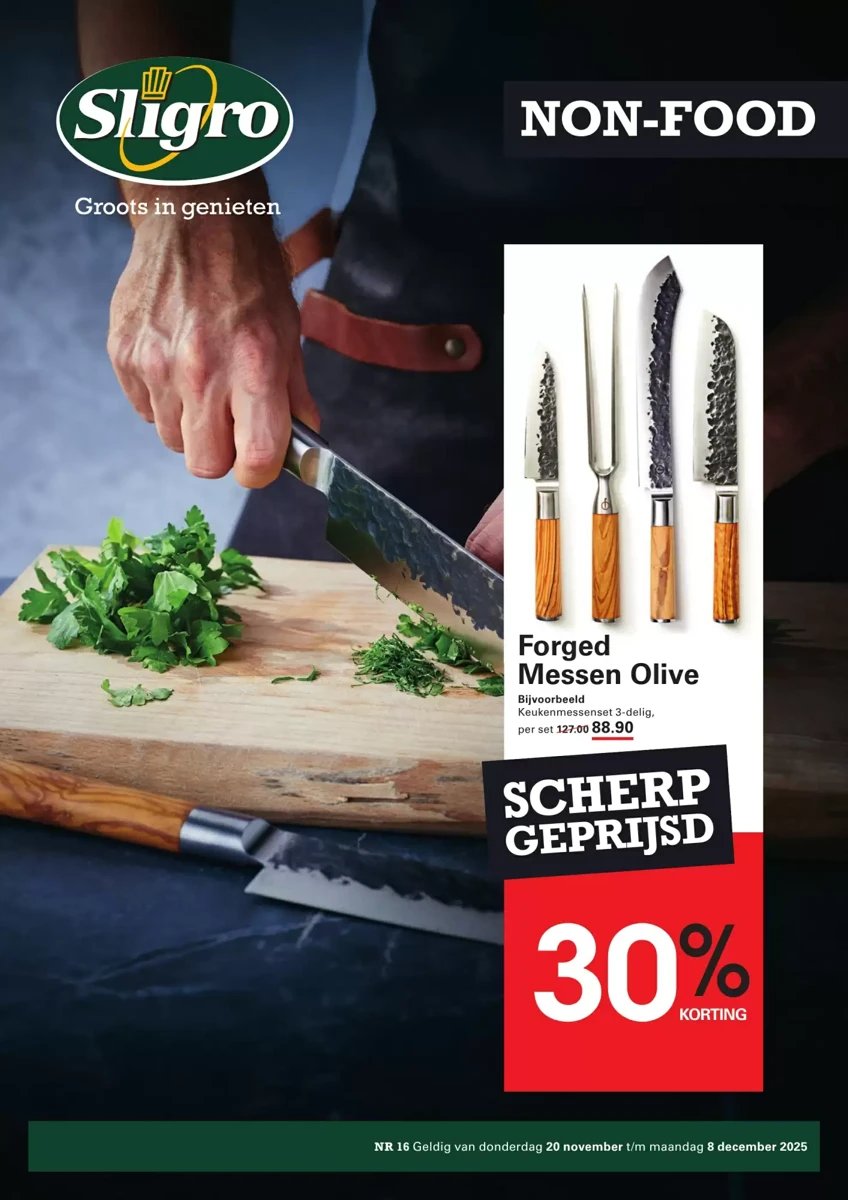 Sligro folder – pagina 1