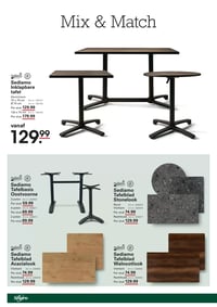 Sediamo Tafelblad Stonelook aanbieding bij Sligro – geldig van 29.01.2026 t/m 16.02.2026